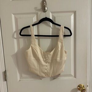 NWT Elegant Cream Women's Top